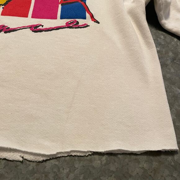 Vintage NCA Superstar Dance Cut Off Sweatshirt Womens Small Medium Cheerleaders - Picture 5 of 14